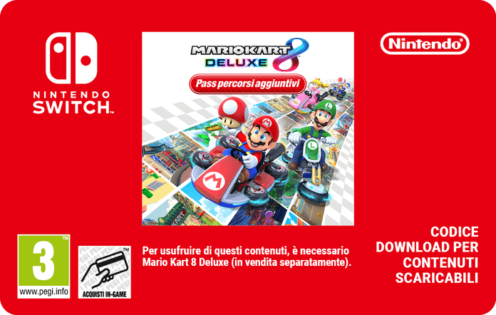 Mario Kart 8 Deluxe Pass Percorsi Aggiuntivi eGift