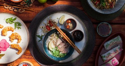2für1 Asiatisches 3-Gänge-Menü nach Wahl