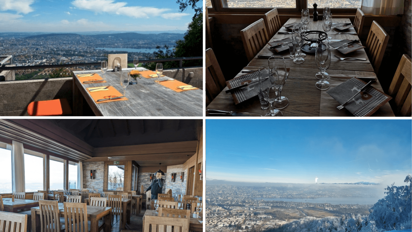 Ristorante Uto Staffel sul monte Uetliberg