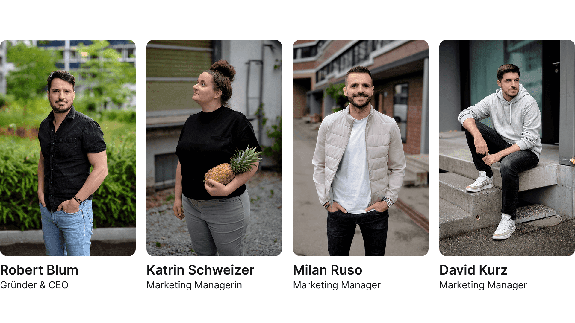 Unser Marketing Team ist gerne für euch da