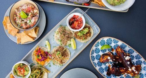 2per1 Menu messicano di 3 portate con tacos