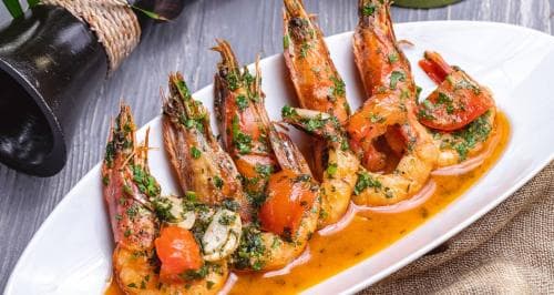 2per1 Cena con gamberoni giganti