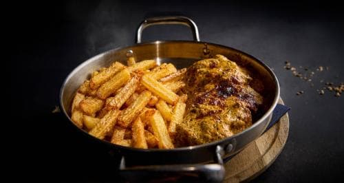 2per1 cena con entrecôte Black Angus e salsa Café de Paris